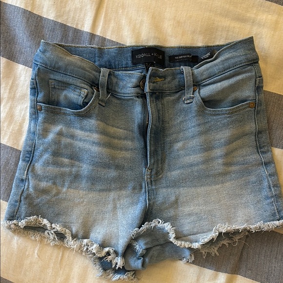 Kendall & Kylie Pants - Kendall & Kylie Blue Jean Shorts Distressed High-Waisted
